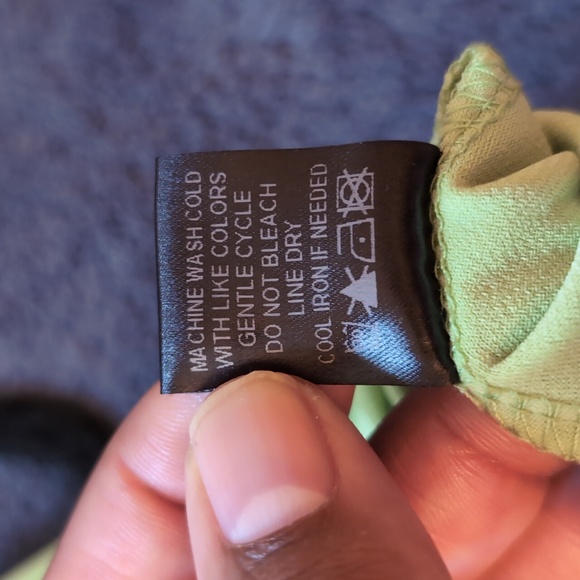 Anthony| Green Shirt Dress With Slit Sleeves Polyester Spandex Blend - Picture 13 of 13